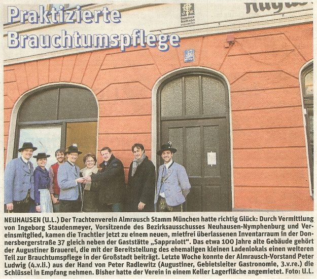 Übergabe Inventarraum 2011 Übergabe Inventarraum 2011